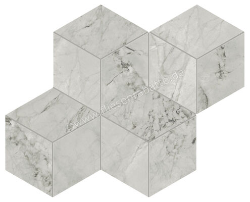 Marca Corona Scultorea Foam Grey 33.2x36 cm Mosaik Tessere Esa Glänzend Eben Velvet J571 | 674119