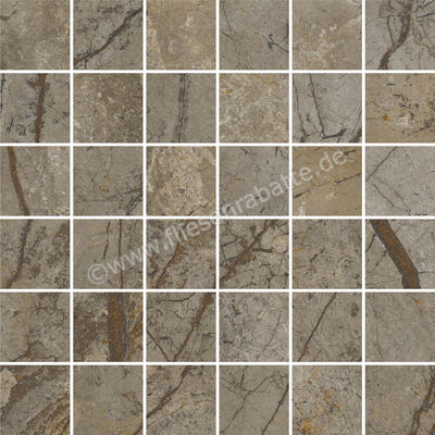  Marca Corona Scultorea River Grey 30x30 cm Mosaik Tessere Matt Eben Naturale J578 | 674140