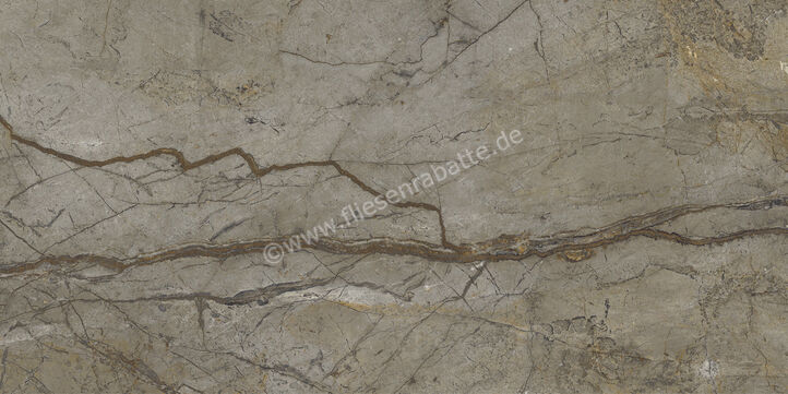  Marca Corona Scultorea River Grey 60x120 cm Bodenfliese / Wandfliese Glänzend Eben Velvet J404 | 674200