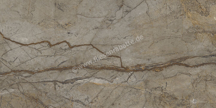  Marca Corona Scultorea River Grey 60x120 cm Bodenfliese / Wandfliese Glänzend Eben Reflex J443 | 674221