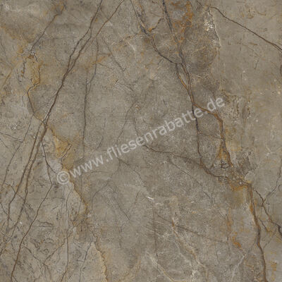  Marca Corona Scultorea River Grey 120x120 cm Bodenfliese / Wandfliese Glänzend Eben Reflex J449 | 674245