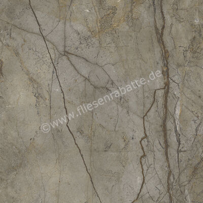  Marca Corona Scultorea River Grey 120x120 cm Bodenfliese / Wandfliese Glänzend Eben Velvet J454 | 674263
