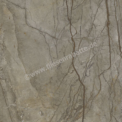  Marca Corona Scultorea River Grey 120x120 cm Bodenfliese / Wandfliese Glänzend Eben Velvet J454 | 674266