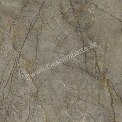  Marca Corona Scultorea River Grey 120x120 cm Bodenfliese / Wandfliese Glänzend Eben Velvet J454 | 674269