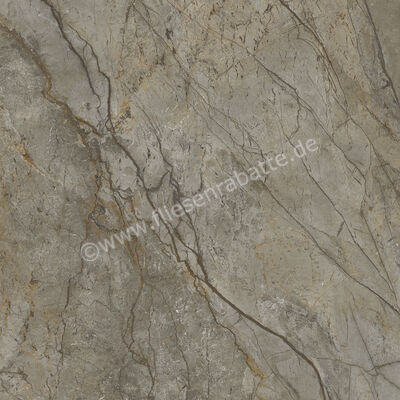  Marca Corona Scultorea River Grey 120x120 cm Bodenfliese / Wandfliese Glänzend Eben Velvet J454 | 674278