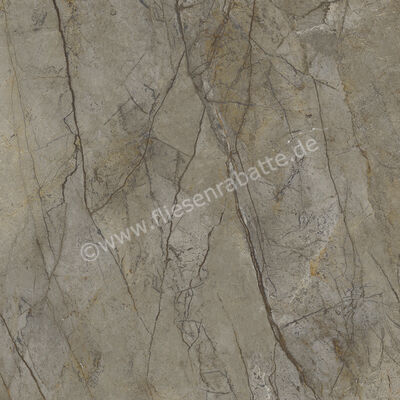  Marca Corona Scultorea River Grey 120x120 cm Bodenfliese / Wandfliese Glänzend Eben Velvet J454 | 674281