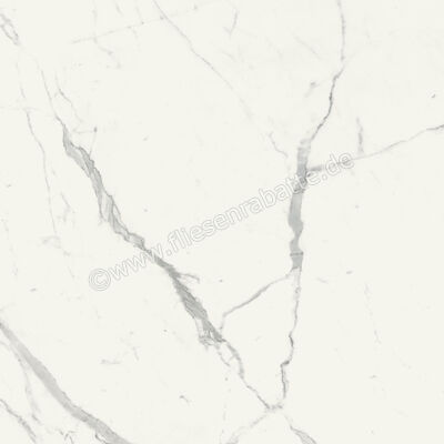  Marca Corona Scultorea Statuario Vena Argento 120x120 cm Bodenfliese / Wandfliese Glänzend Eben Reflex J447 | 674488