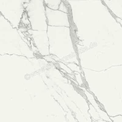  Marca Corona Scultorea Statuario Vena Argento 120x120 cm Bodenfliese / Wandfliese Glänzend Eben Reflex J447 | 674494