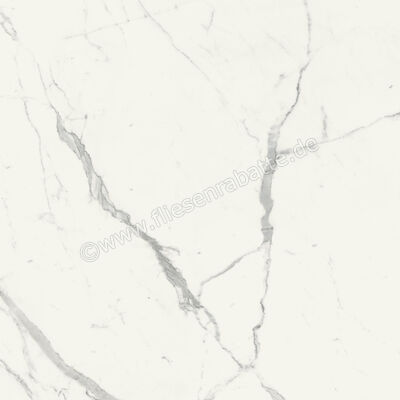  Marca Corona Scultorea Statuario Vena Argento 120x120 cm Bodenfliese / Wandfliese Glänzend Eben Velvet J452 | 674512