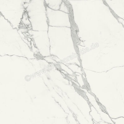  Marca Corona Scultorea Statuario Vena Argento 120x120 cm Bodenfliese / Wandfliese Glänzend Eben Velvet J452 | 674518