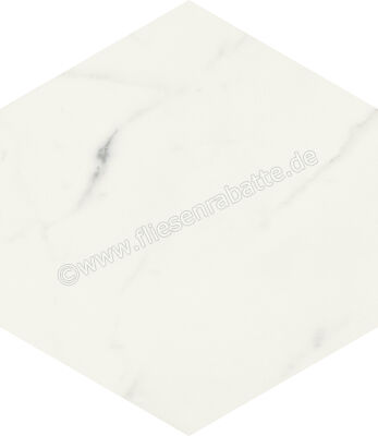  Marca Corona Scultorea Statuario Vena Argento 21.6x25 cm Bodenfliese / Wandfliese Esagona Matt Eben Naturale J469 | 674545