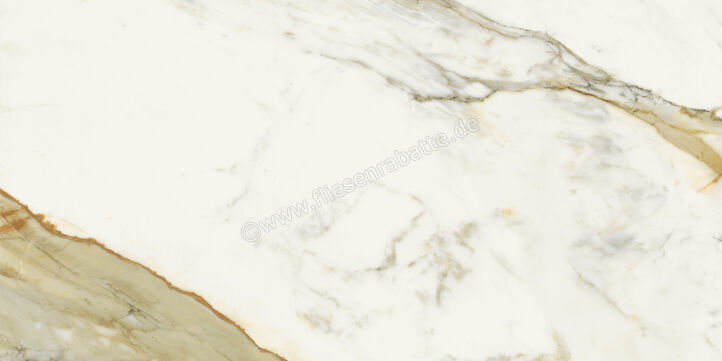  Marca Corona Scultorea Calacatta Vena Antica 60x120 cm Bodenfliese / Wandfliese Glänzend Eben Velvet J401 | 674626