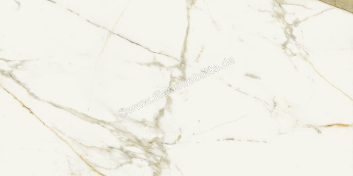  Marca Corona Scultorea Calacatta Vena Antica 60x120 cm Bodenfliese / Wandfliese Glänzend Eben Velvet J401 | 674635