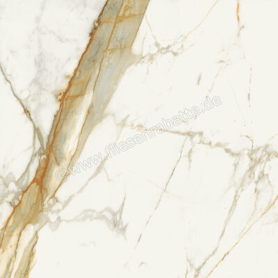  Marca Corona Scultorea Calacatta Vena Antica 120x120 cm Bodenfliese / Wandfliese Glänzend Eben Reflex J446 | 674674