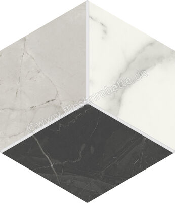  Marca Corona Scultorea Mix Cold 21.6x25 cm Bodenfliese / Wandfliese Esagona Mix Cold Matt Eben Naturale J561 | 674857