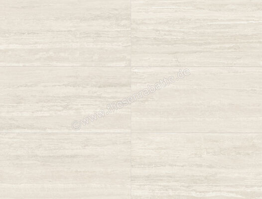  Marca Corona Scultorea Delicata Travertino Bianco 60x120 cm Bodenfliese / Wandfliese Matt Eben Naturale K094 | 675001