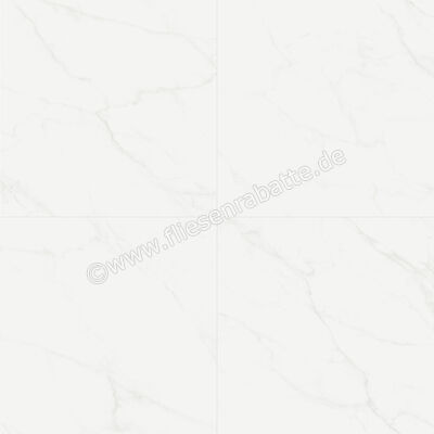  Marca Corona Scultorea Delicata Calacatta Velato 120x120 cm Bodenfliese / Wandfliese Glänzend Eben Reflex K213 | 675130
