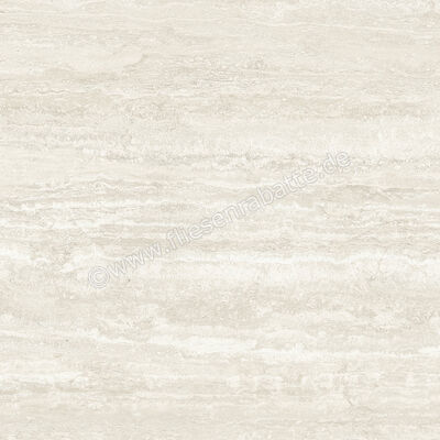  Marca Corona Scultorea Delicata Travertino Bianco 120x120 cm Bodenfliese / Wandfliese Matt Eben Naturale K461 | 675457