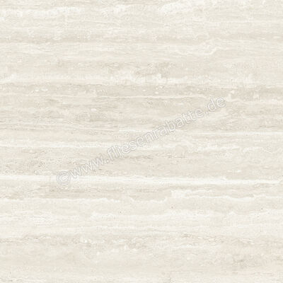  Marca Corona Scultorea Delicata Travertino Bianco 120x120 cm Bodenfliese / Wandfliese Matt Eben Naturale K461 | 675460