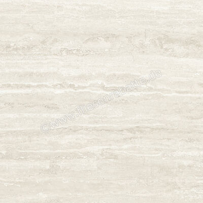  Marca Corona Scultorea Delicata Travertino Bianco 120x120 cm Bodenfliese / Wandfliese Matt Eben Naturale K461 | 675463