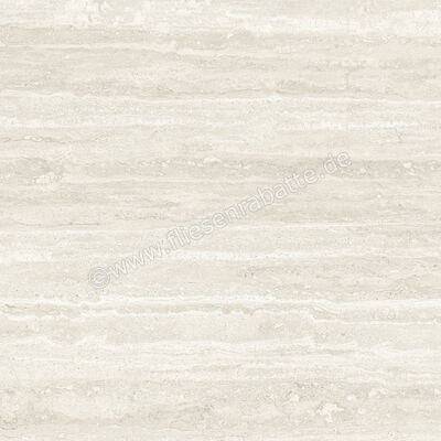  Marca Corona Scultorea Delicata Travertino Bianco 120x120 cm Bodenfliese / Wandfliese Matt Eben Naturale K461 | 675466