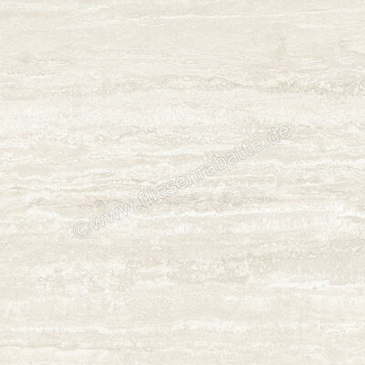  Marca Corona Scultorea Delicata Travertino Bianco 120x120 cm Bodenfliese / Wandfliese Matt Eben Naturale K461 | 675469