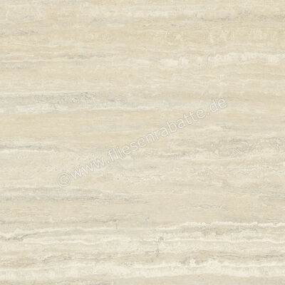  Marca Corona Scultorea Delicata Travertino Dorato 120x120 cm Bodenfliese / Wandfliese Matt Eben Naturale K462 | 675502