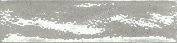  Marca Corona Multiforme Argento 7.5x30 cm Wandfliese Glänzend Strukturiert Lucido I853 | 675622