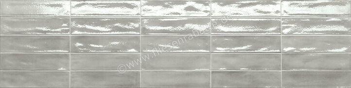  Marca Corona Multiforme Argento 7.5x30 cm Wandfliese Glänzend Strukturiert Lucido I853 | 675625