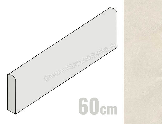  Marca Corona Arkislate Nuvola 7.2x60 cm Sockel Matt Strukturiert Naturale K571 | 676396