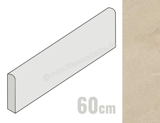  Marca Corona Arkislate Iuta 7.2x60 cm Sockel Matt Strukturiert Naturale K573 | 676402