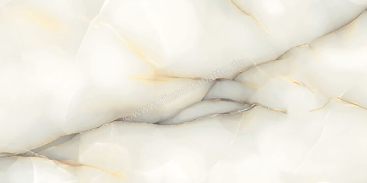  Emilceramica Tele Di Marmo Pure Onyx Onyx Perla 60x120 cm Bodenfliese / Wandfliese Glänzend Eben Full Lappato EMMN | 677053