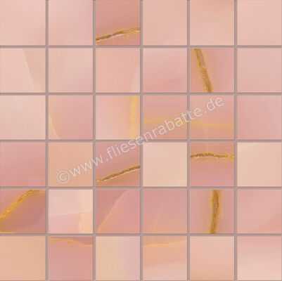  Emilceramica Tele Di Marmo Pure Onyx Onyx Malva 30x30 cm Mosaik 5x5 Glänzend Eben Full Lappato EMQV | 677116