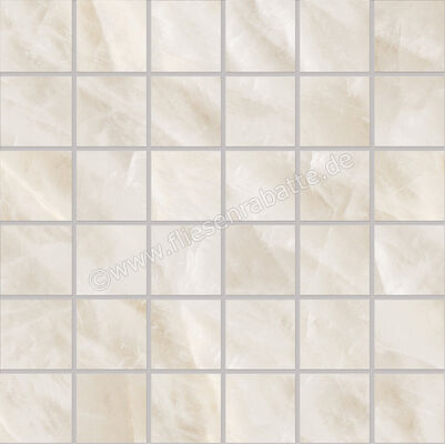  Emilceramica Tele Di Marmo Crystal Vitrum White 30x30 cm Mosaik Vitrum 5x5 Glänzend Eben Full Lappato ENQK | 677308