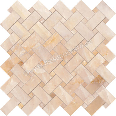  Emilceramica Tele Di Marmo Crystal Extra Pink 30x30 cm Mosaik Intrecci Matt Eben Silktech ENX2 | 677329