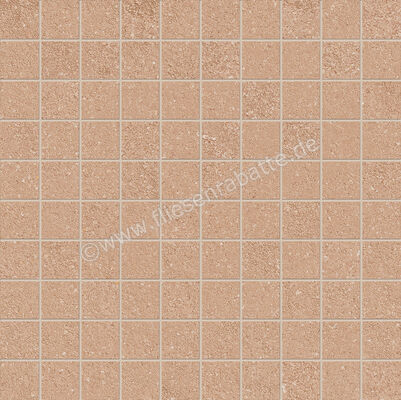 Emilceramica Pietra Essenza Rosso Siena 30x30 cm Mosaik 3x3 Matt Eben Silktech ENUK | 677806