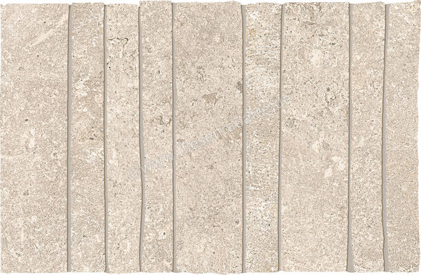  Emilceramica Ever-Stone Sand 19.4x29.9 cm Mosaik Stripes Matt Eben Naturale END5 | 677959