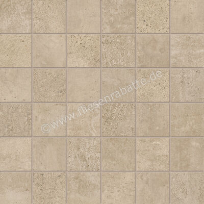  Emilceramica On Square Sabbia 30x30 cm Mosaik 4,8x4,8 Matt Eben Naturale E2YA | 678082