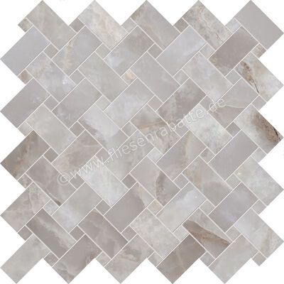  Emilceramica Tele Di Marmo Reloaded Onice Klimt 30x30 cm Mosaik Intrecci Glänzend Eben Full Lappato E0R6 | 678115