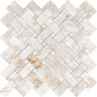 Emilceramica Tele Di Marmo Precious Crystal Ambra 30x30 cm Mosaik Intrecci Matt Eben Silktech ELVH | 678467