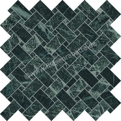  Emilceramica Tele Di Marmo Revolution Verde St. Denis 30x30 cm Mosaik Intrecci Matt Eben Naturale EHPJ | 678515