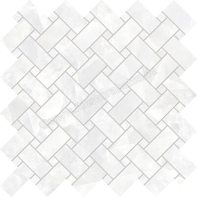  Emilceramica Tele Di Marmo Revolution Thassos 30x30 cm Mosaik Intrecci Matt Eben Naturale EHPG | 678521