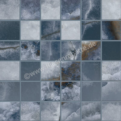  Emilceramica Tele Di Marmo Onyx Onyx Blue 30x30 cm Mosaik 5x5 Matt Eben Silktech EKYW | 678605