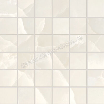  Emilceramica Tele Di Marmo Onyx Onyx Ivory 30x30 cm Mosaik 5x5 Glänzend Eben Full Lappato EKZ0 | 678644