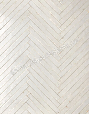  Ceramica Rondine Colors White 4.8x45 cm Bodenfliese / Wandfliese Brick Glänzend Strukturiert Naturale J92082 | 679430