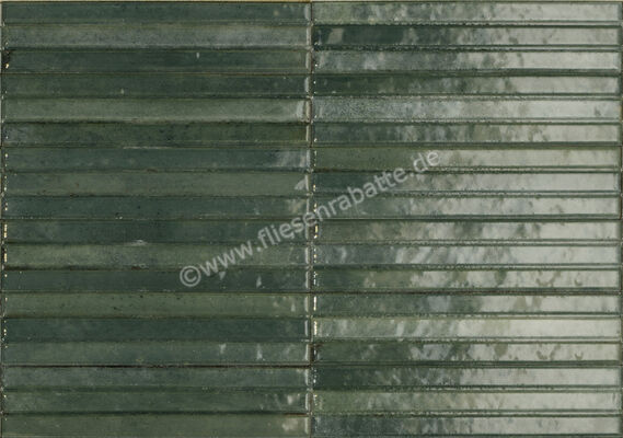  Ragno Look Oliva 6x24 cm Dekor Struttura 3D Yubi Glänzend Strukturiert Naturale RCU5 | 680420