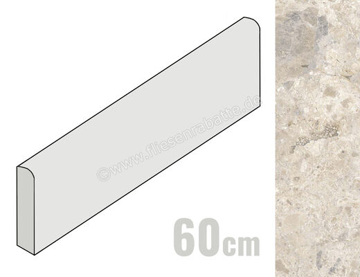  Ragno Eterna Mix Multicolor 8x60 cm Sockel Matt Eben Naturale R8MV | 680780