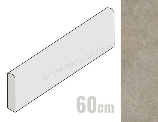  Ragno Richmond Musk 7x60 cm Sockel Matt Eben Naturale RAR1 | 683453