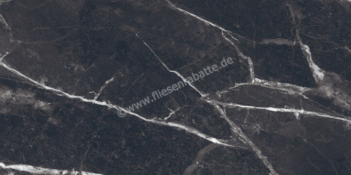  Ragno Mythos Black Obsidian 30x60 cm Bodenfliese / Wandfliese Matt Eben Naturale RDHY | 683534
