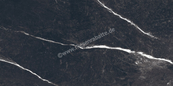  Ragno Mythos Black Obsidian 30x60 cm Bodenfliese / Wandfliese Matt Eben Naturale RDHY | 683543